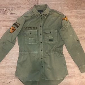 Kendall and Kylie army jacket